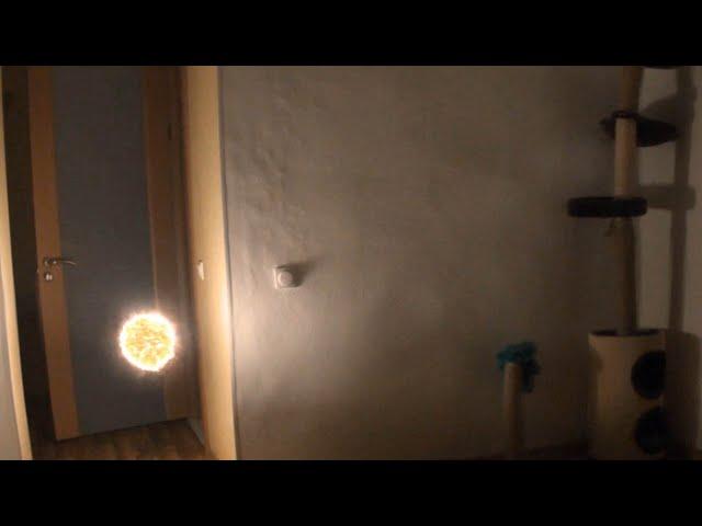 Шаровая молния залетела в квартиру | Ball lightning flew into the apartment