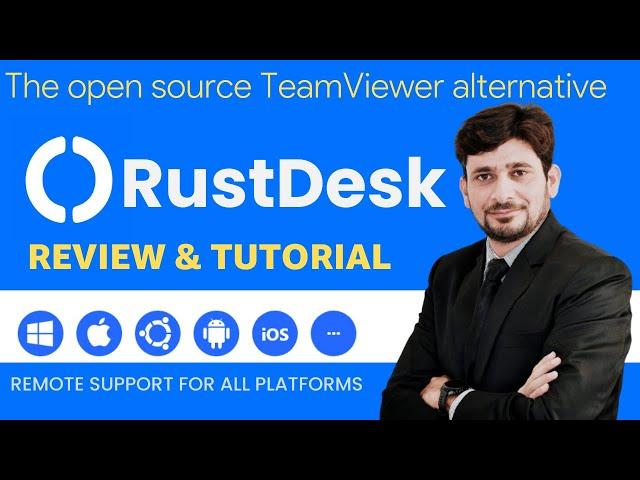 RustDesk Review and Tutorial // Open Source Alternative for Teamviewer