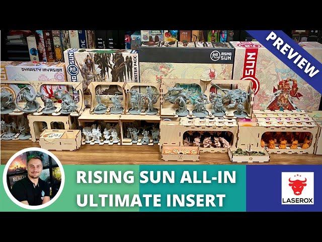 Rising Sun All-in Insert Preview. Best storage solution so far? [4k]