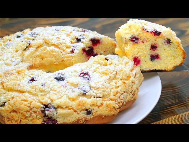 Deliciously delicious cupcake in 5 minutes! Without a mixer. Baking for tea | Culinary with Tanya