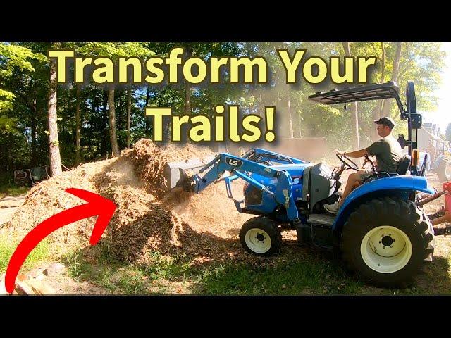 How Wood Chips Can Transform Your Trails – LS Tractor at Work