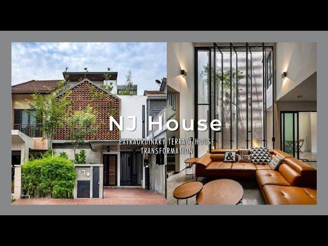 Malaysia's Extraordinary Terrace House Transformation｜NJ House｜Architecture｜House Tour