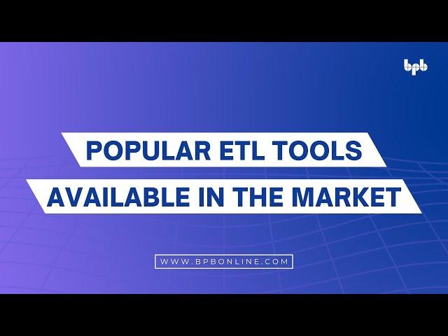 Popular ETL Tools Available In The Market