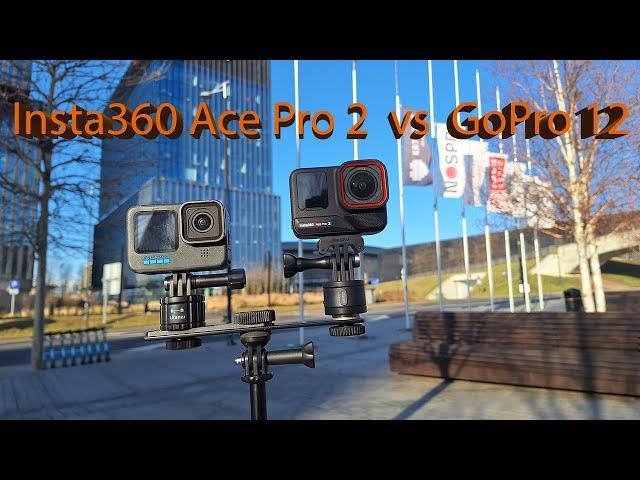 Insta360 Ace Pro 2  vs GoPro 12 Test video 4K Linear 2024.r