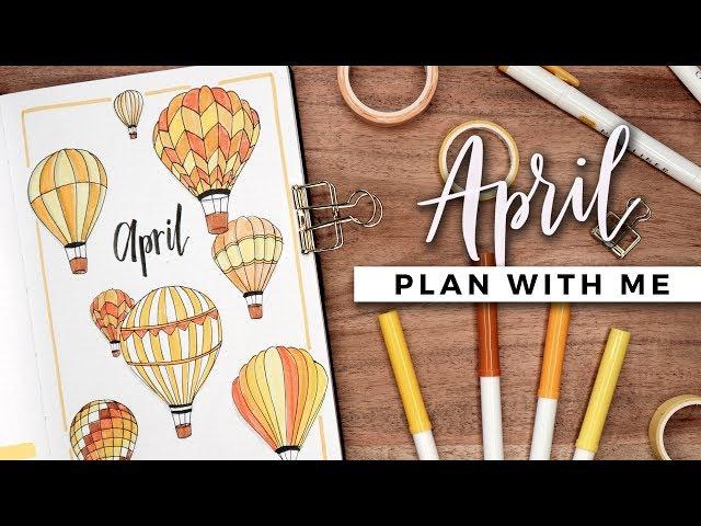 PLAN WITH ME | April 2019 Bullet Journal Setup
