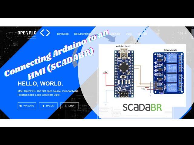 OpenPLC Part 4 - How to Connect Arduino to an HMI (SCADABR)