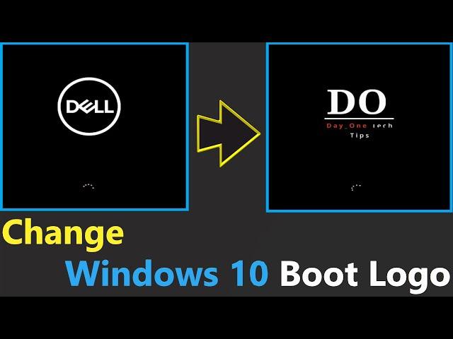 How to Change Default Windows 10 Boot Logo to Custom Logo || HackBGRT