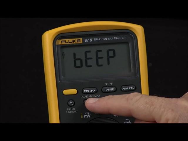 Secret Functions on the Fluke 87V Digital Multimeter