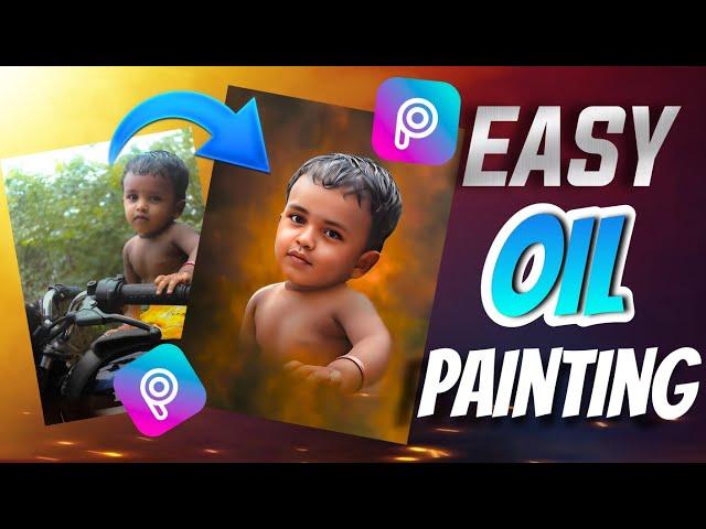 EASY OIL Painting Photo Editing in Tamil | PicsArt App | Oil Paint Photo Editing Tamil #photoediting