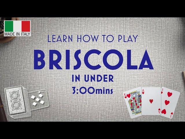 Learn Briscola in under 3mins - Italian Card Game