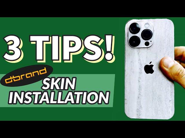 Avoid MISTAKES: dbrand skins REVIEW + 3 installation TIPS [NO HAIR DRYER needed!] (iPhone 14 Pro)