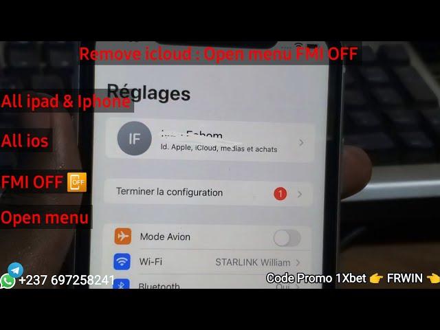 remove icloud FMI OFF : Open Menu. iPhone & ipad iOS 12.X to 17.X.X auto read token with Unlocktool