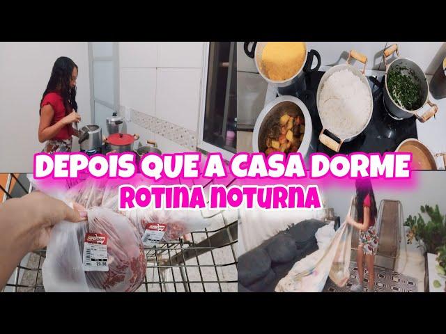 ROTINA DA NOITE DE UMA DONA DE CASA /jantar delicioso e fácil+ organização depois que todos dormem