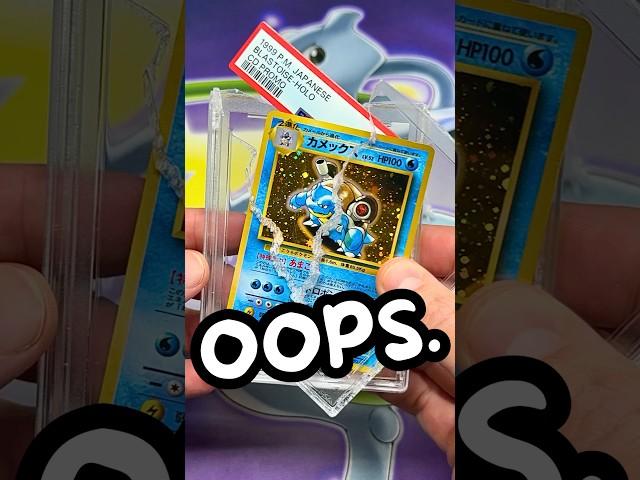 How NOT to Crack Open a Graded Pokemon Card!