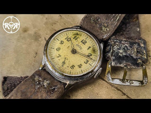 Extremely Rare Military Watch Restoration - WW2 German Trench Watch 1938