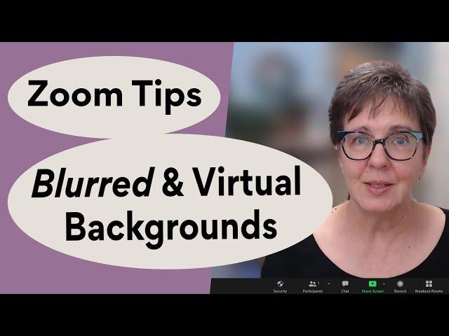 How to Change Zoom Background |  Blur Your Zoom Background & Virtual Backgrounds