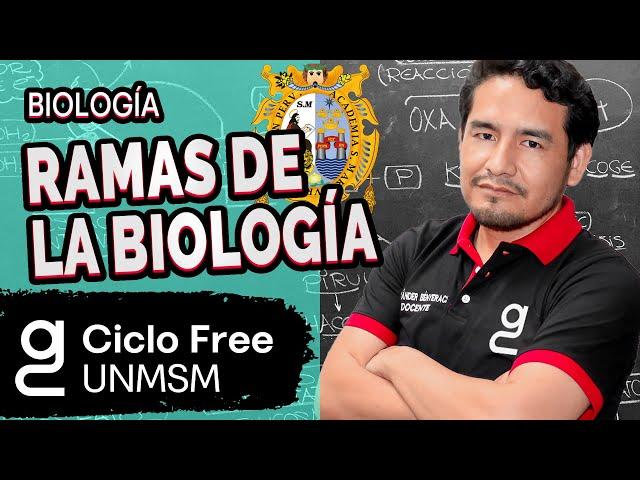 BIOLOGÍA - Ramas de la biología [CICLO FREE]