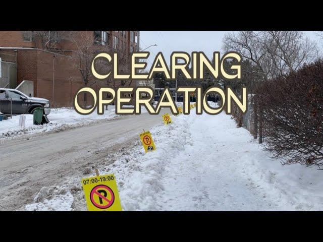 Raw footage + SNOW CLEARING OPERATION + winter 2022