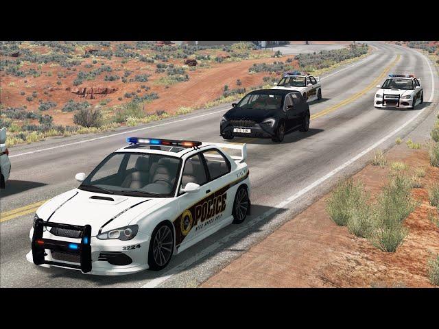 Police Motorcade Attacks 6 | BeamNG.drive