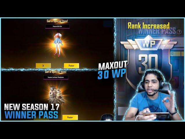 PUBG MOBILE LITE SEASON 17 WINNER PASS FULLY MAX OUT 30 WP