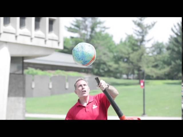 How to make a beach ball levitate