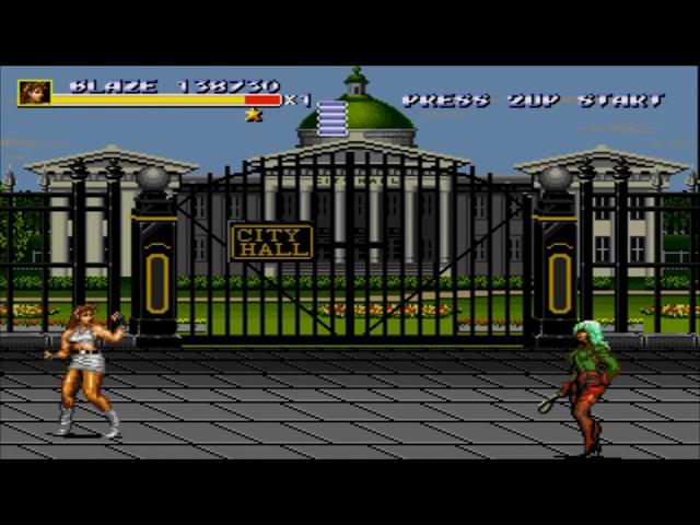 Streets of Rage 3 - City Hall - No Death Hard - Blaze