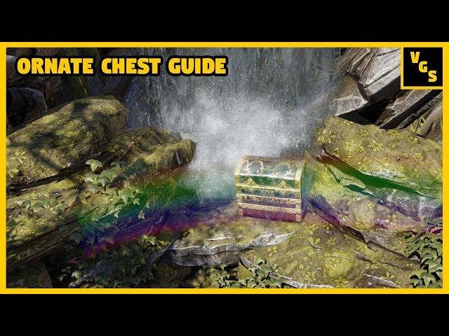 Divinity: Original Sin 2 - Ornate Chest Under the Waterfall (Hidden Alcove)