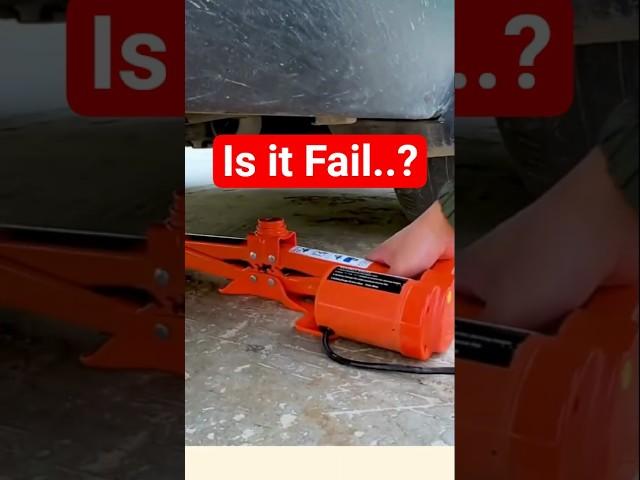 Electric Car Jack in Action! See How It Works