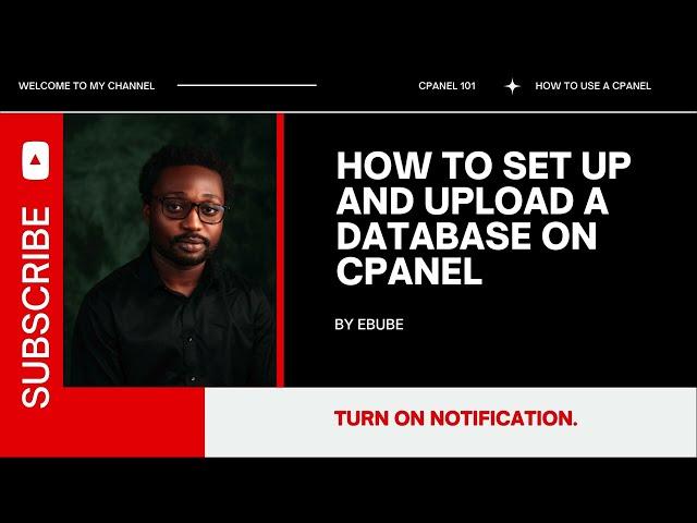 How to Set Up and Upload a Database on cPanel | Complete Guide for Beginners