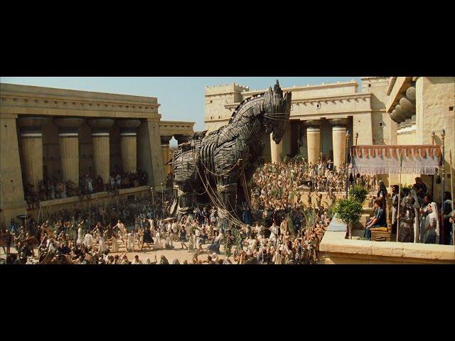 Trojan Horse clip from "Troy" HD