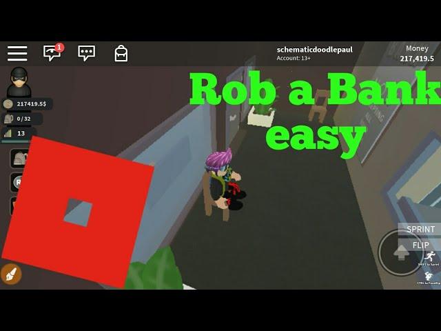 [Roblox]how to rob bank in thief life simulator