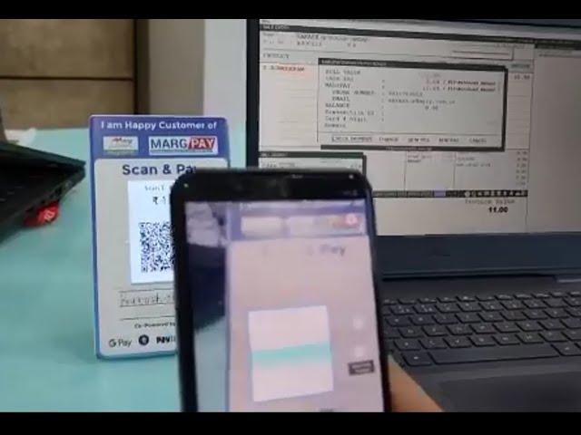 Marg Pay QR Code Demo Station With Billing Software.  | RP. TECH SOLUTION | MARG ERP9+ |