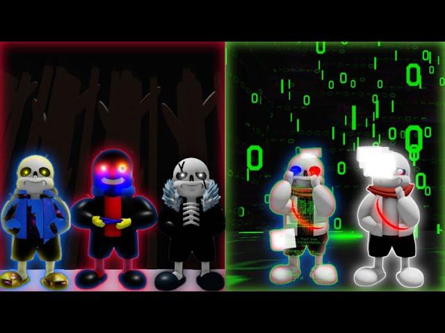 Undertale Soul OPs Boss Rush: Extended Puppets wave - Fatal Error Sans Wave