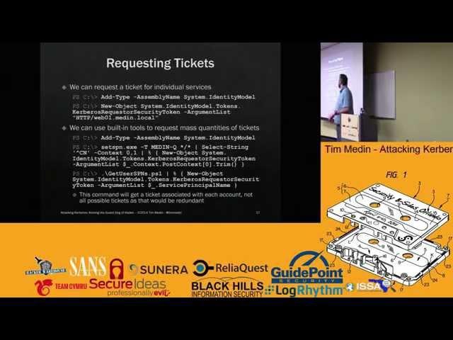 Tim Medin - Attacking Kerberos: Kicking the Guard Dog of Hades