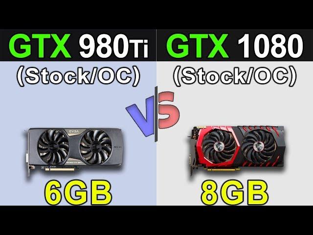 GTX 980 Ti Vs. GTX 1080 | New Games Benchmarks