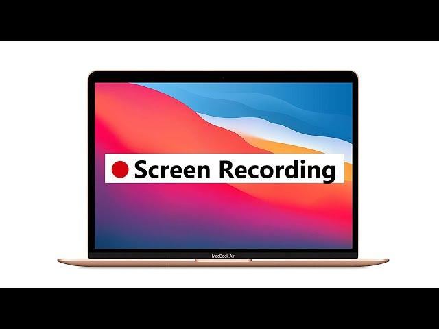 How To Screen Record On Macbook