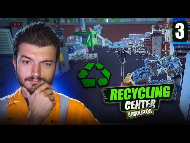 РАБОТА НА ЗАВОДЕ КИПИТ! ШКИПЕР В RECYCLING CENTER SIMULATOR [3]