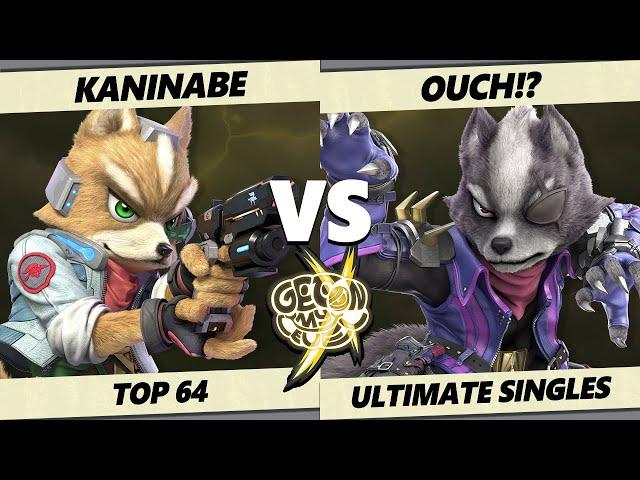 GOML X - Kaninabe (Fox) Vs. Ouch?! (Wolf) Smash Ultimate - SSBU