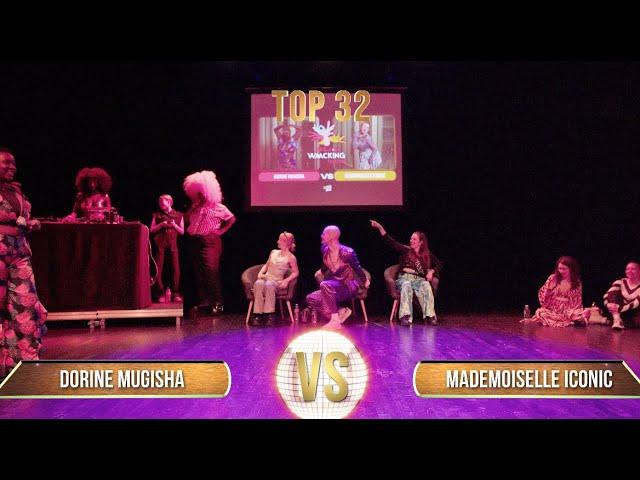 DORINE MUGISHA vs MADEMOISELLE ICONIC | TOP 32 | All Europe Waacking Festival 2023