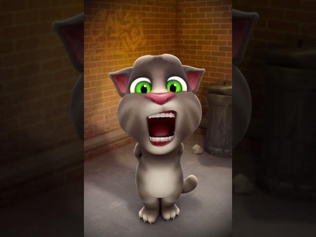 Talking Tom makes poop demon noises #shorts