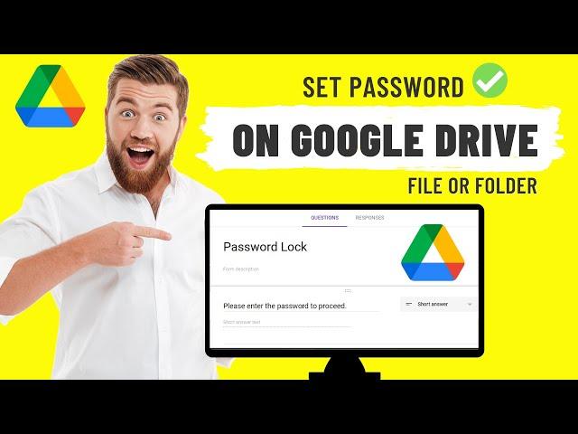 How to set Password on Google Drive File or Folder