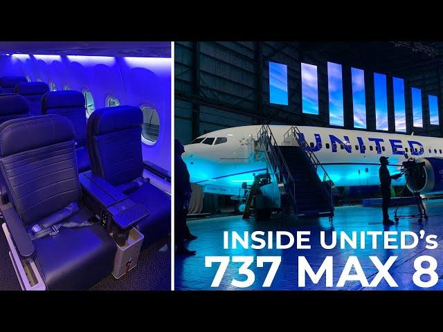 Incredible: Inside A Brand New United Airlines Boeing 737 MAX 8