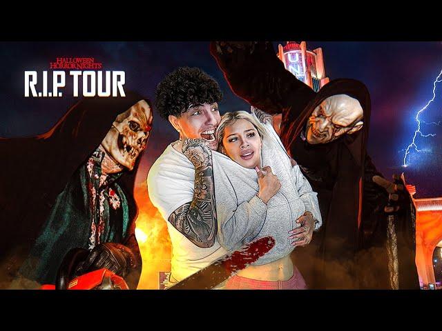 GnB GOES TO HALLOWEEN HORROR NIGHTS RIP TOUR!! (SCARY DATE)