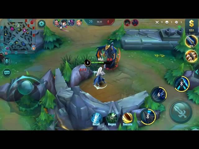 Mobile legends, Yun Zhao gameplay