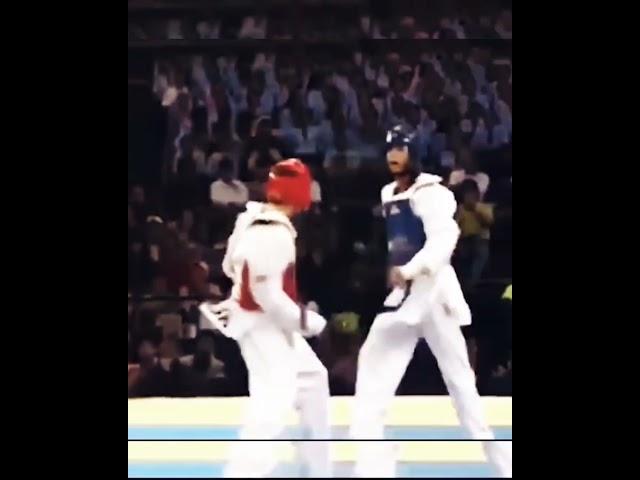 taekwondo knockouts AARON COOK FIGHT KI VIDEO EDIT #shorts #trending #knockout#taekwondo