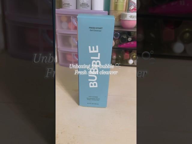 Unboxing the bubble cleanser🫧 #bubble #skincare #preppy