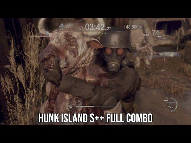 Resident Evil 4 Remake Hunk Island S++ FULL COMBO ||THE MERCENARIES||