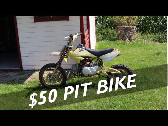 $50 Craigslist 125CC Pit Bike - Can We FIX It???