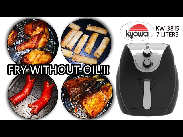 Kyowa Air Fryer 7L (KW-3815) Unboxing + Cooking Demo/Review #KyowaAirFryer | Ann Rivera