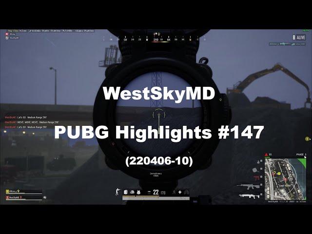 [PUBG] 220406 WestSkyMD Highlights #147